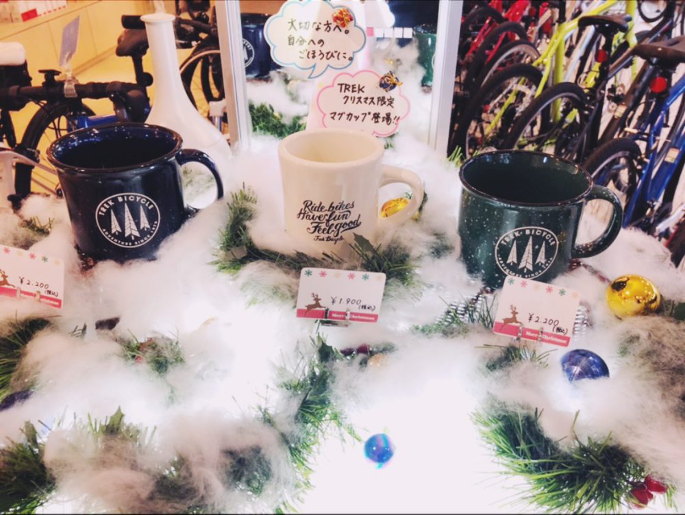 クリスマスプレゼントに 限定マグカップ販売 コンセプトストア ブログ 相模原 藤沢のロードバイク クロスバイク自転車 ちばサイクル