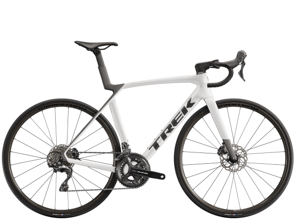 2025モデル Madone SL 5 Gen 8 / Gloss Crystal White/Matte Deep Smoke